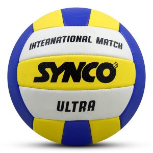Voleibol Synco Ultra, calidad internacional, 18 paneles de PU cosidos a mano
