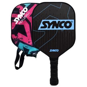 Raqueta de pickleball Synco Carbonium Blue | Raqueta de pickleball ligera con 16 mm de grosor