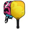 Raqueta de pickleball h?brida amarilla Synco | Raqueta de pickleball ligera con 16 mm de grosor