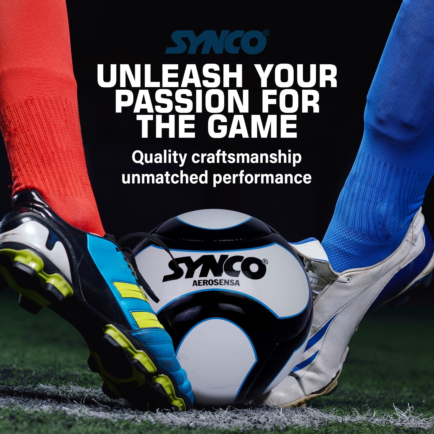 SYNCO Professional World Cup AEROSENSA TPU 6 Panel Football | Bal?n de f?tbol tama?o 5 - Imagen 7