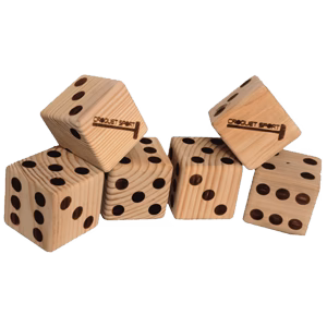DADOS DE MADERA M?S GRANDES (SS019)
